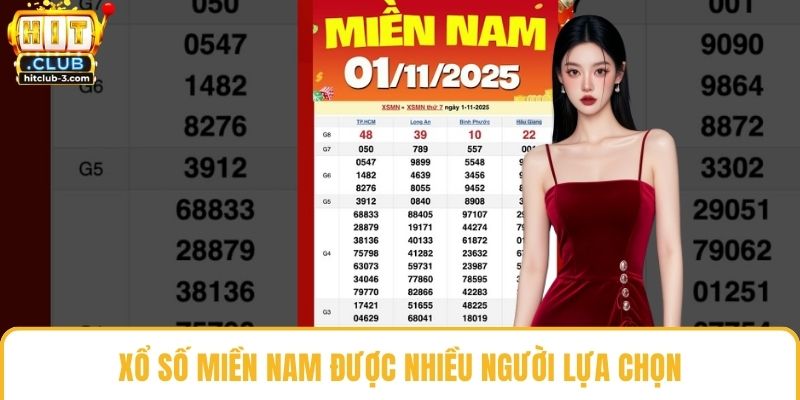 Xổ số miền Nam được nhiều người lựa chọn